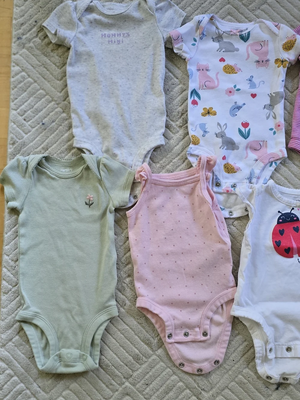Carter’s Baby Girl Onesies/Bodysuits 3 Months Set of 7